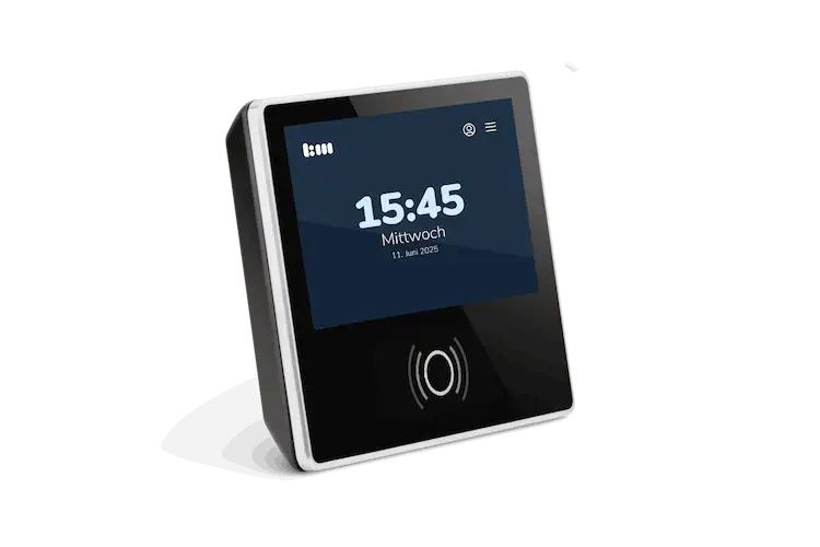 Timemaster GO Terminal für kontaktlose Zeitbuchungen
